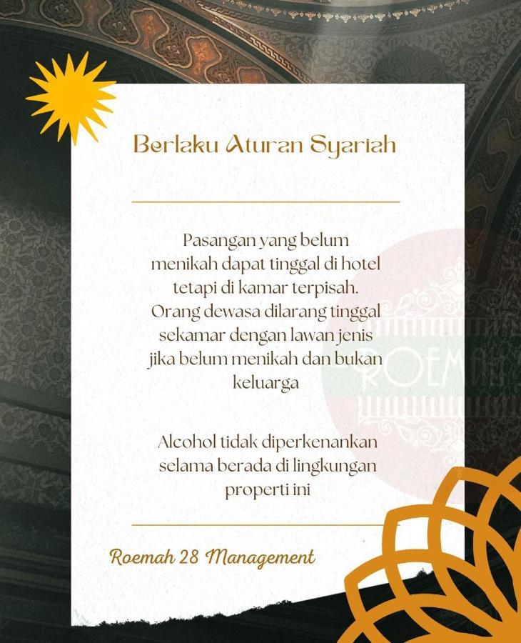 Hotel Roemah 28 Syariah à Medan Extérieur photo